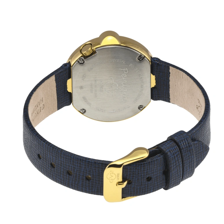 Gevril,Perugia 34mm,34mm,Stainless Steel,Silver,Quartz,Sapphire,Round,14701