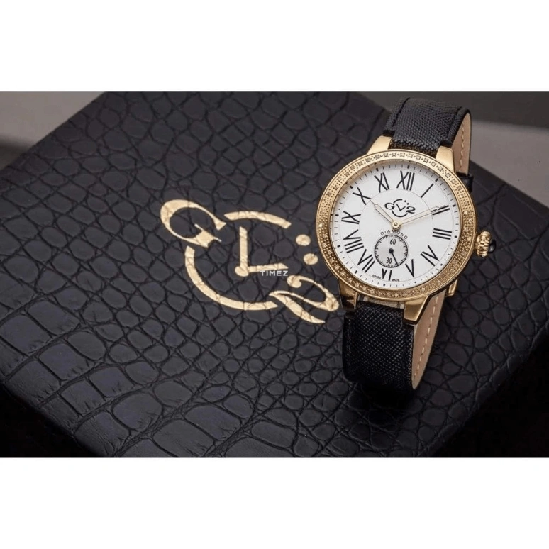 Gevril,Astor 40mm,40mm,Stainless Steel,White,Quartz,Sapphire,Crystal Glass,Round,9107