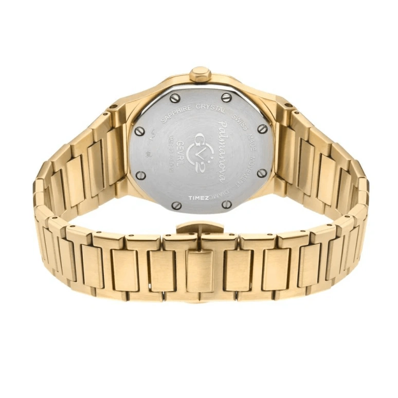Gevril,Palmanova 33mm,33mm,Stainless Steel,White,Quartz,Day,Sapphire,12702