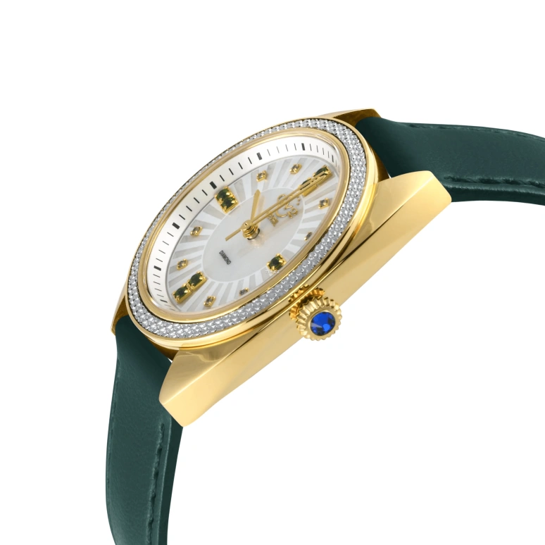 Gevril,Palermo 36mm,36mm,Stainless Steel,White,Quartz,Sapphire,Round,13105,13105-V5