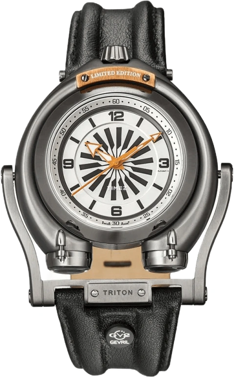 Gevril,Triton 49mm,49mm,Bronze,White,Quartz,Sapphire,Crystal Glass,Round,3404