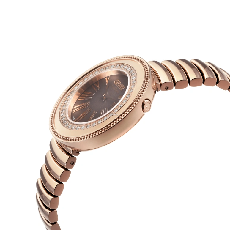 Gevril,Gandria 36mm,36mm,Stainless Steel,Grey,Quartz,Sapphire,Round,12152B