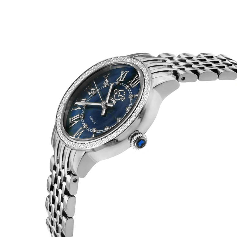 Gevril,Astor 34mm,34mm,Stainless Steel,Blue,Quartz,Sapphire,Crystal Glass,Round,9159B