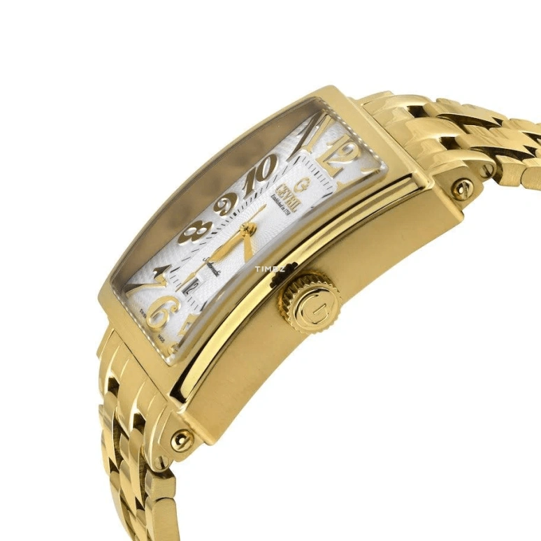 Gevril,Avenue of Americas 44mm,44mm,Stainless Steel,White,Automatic,Day,38hours,15100B
