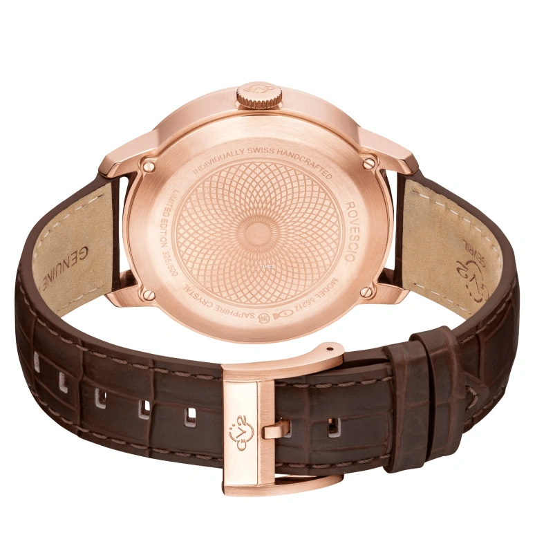 Gevril,Rovescio 42mm,42mm,Stainless Steel,White,Quartz,Date,Day,Retrograde,56212