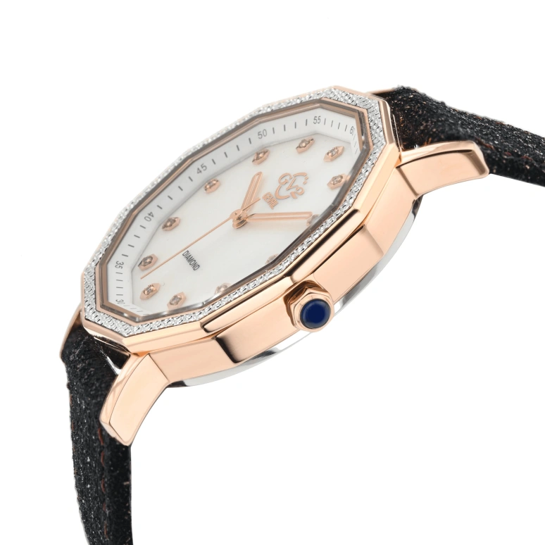 Gevril,Spello 38mm,38mm,Stainless Steel,White,Quartz,Sapphire,Twelve edge,14504