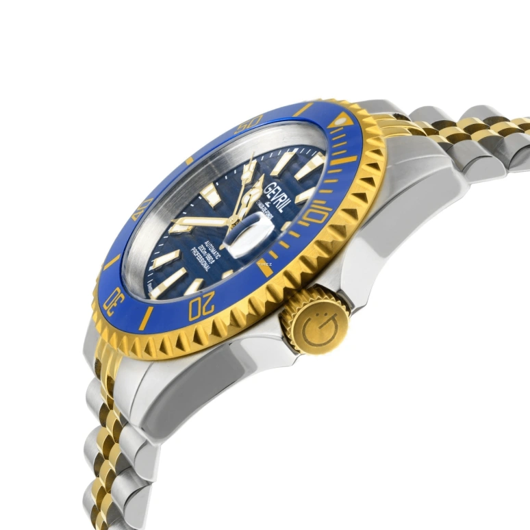 Gevril,Chambers 42mm,42mm,Stainless Steel,Blue,Automatic,Day,38hours,42603