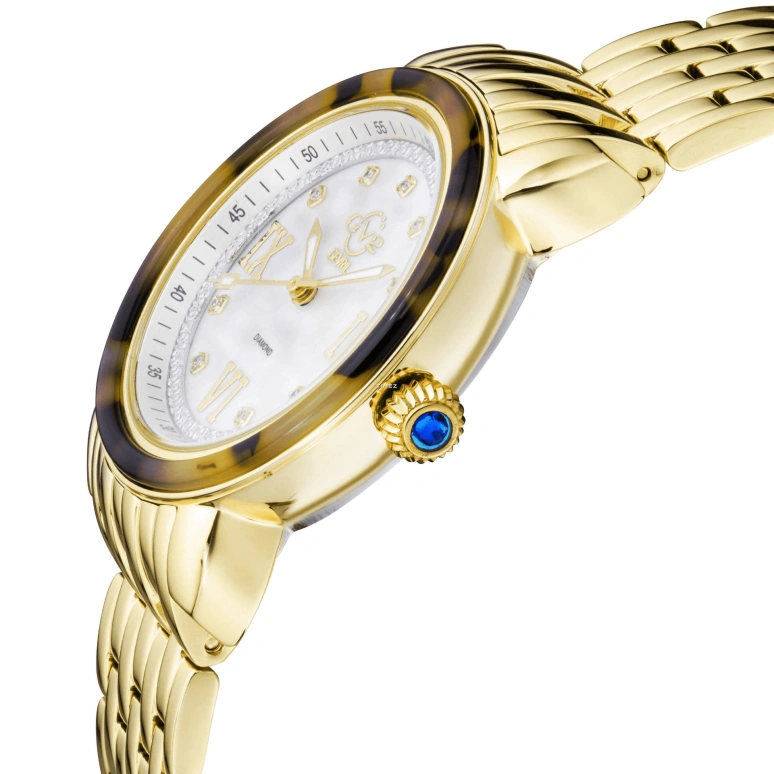 Gevril,Marsala 37mm,37mm,Stainless Steel,White,Quartz,Sapphire,Crystal Glass,Round,9851B