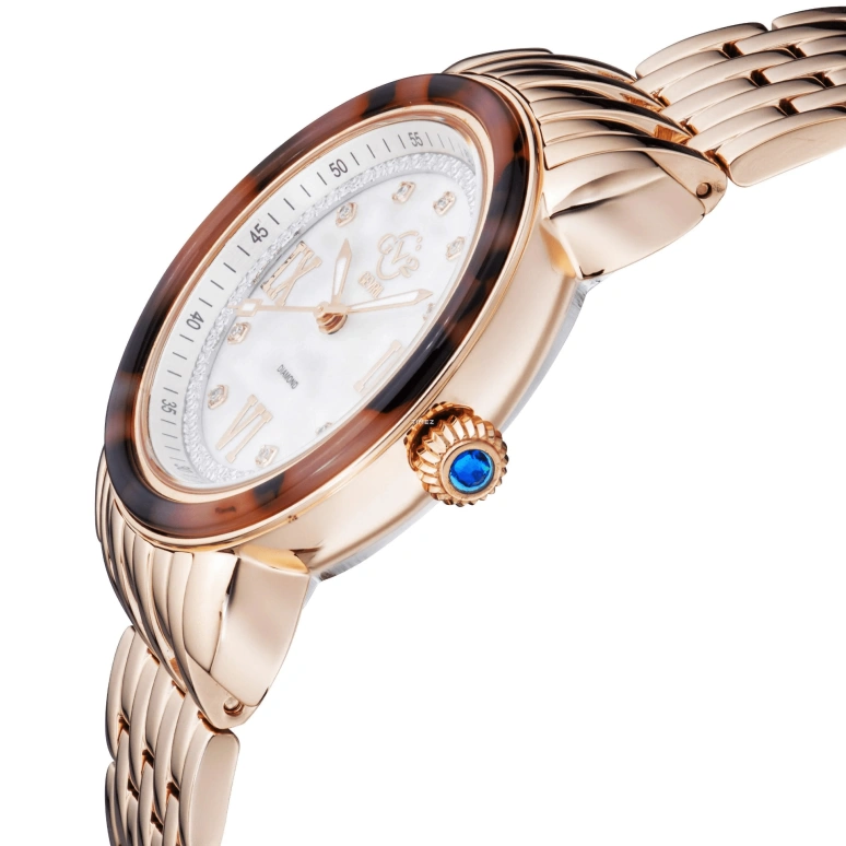 Gevril,Marsala 37mm,37mm,Stainless Steel,White,Quartz,Sapphire,Crystal Glass,Round,9853B