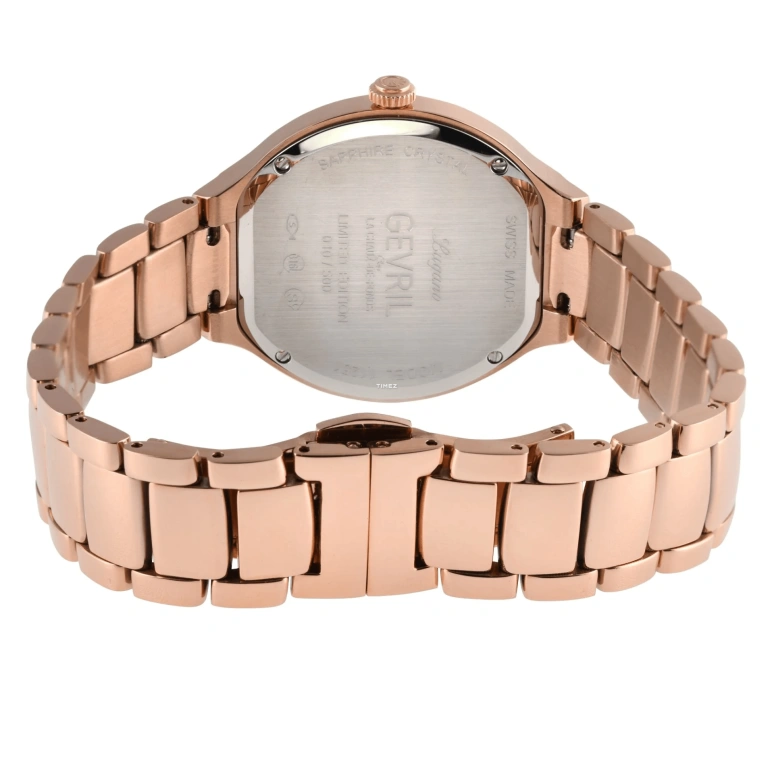 Gevril,Lugano 38mm,38mm,Stainless Steel,White,Quartz,Sapphire,Tonneau,11251B