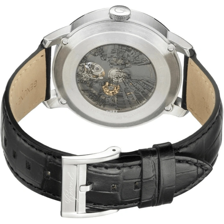 Gevril,Mulberry 41mm,41mm,Stainless Steel,Black,Automatic,Sapphire,Crystal Glass,Round,9600