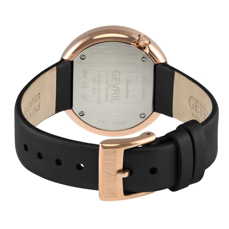 Gevril,Gandria 36mm,36mm,Stainless Steel,White,Quartz,Sapphire,Round,12251