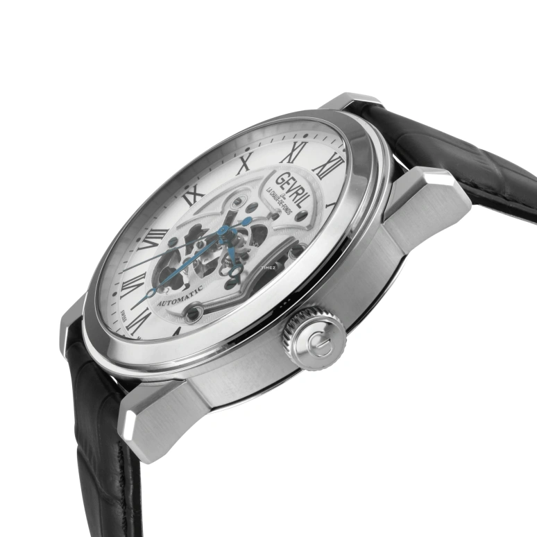 Gevril,Vanderbilt 47mm,47mm,Silver,Automatic,Sapphire,Round,22690