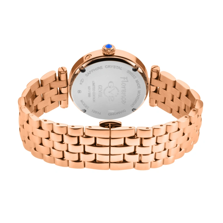 Gevril,Florence 36mm,36mm,Stainless Steel,White,Quartz,Moonphase,Date,Day,12514