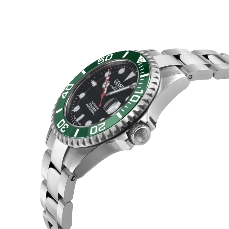 Gevril,Wall Street 39mm,39mm,Stainless Steel,Black,Automatic,Day,38hours,4762B