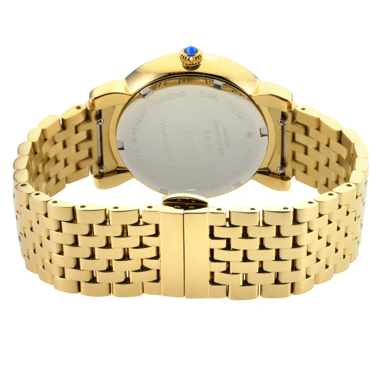 Gevril,Ravenna 37mm,37mm,Stainless Steel,White,Quartz,Sapphire,Round,12612B