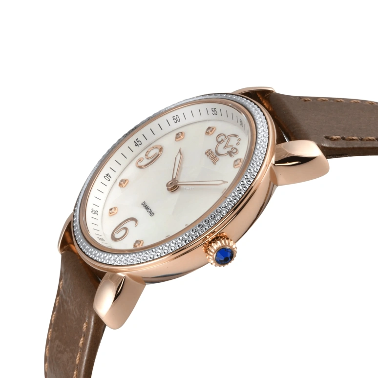Gevril,Ravenna 37mm,37mm,Stainless Steel,White,Quartz,Sapphire,Round,12611