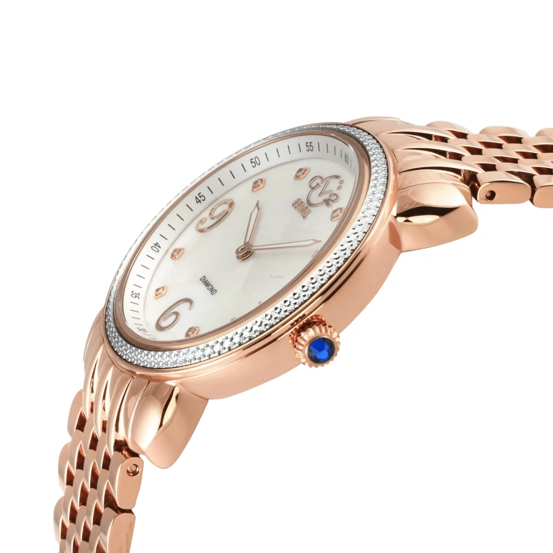 Gevril,Ravenna 37mm,37mm,Stainless Steel,White,Quartz,Sapphire,Round,12611B