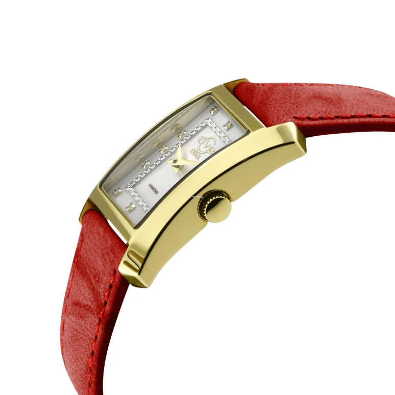 Gevril,Luino 29.50mm,29.50mm,Stainless Steel,White,Quartz,Sapphire,Rectangular,14602