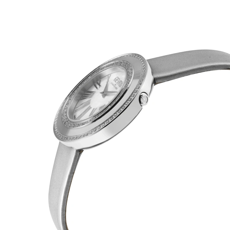 Gevril,Gandria 36mm,36mm,Stainless Steel,White,Quartz,Sapphire,Round,12241,12241-3