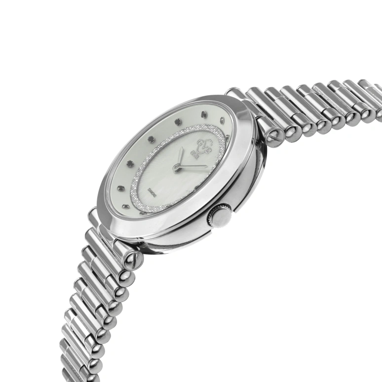 Gevril,Burano 34mm,34mm,Stainless Steel,White,Quartz,Sapphire,Round,14410B