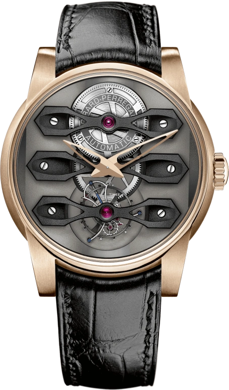 Girard-Perregaux,Bridges 45mm,45mm,Rose Gold,Automatic,99270,99270-52-000-BA6E