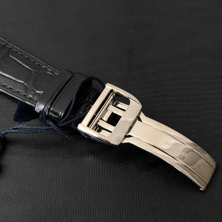 Girard-Perregaux,1966 44mm,44mm,White Gold,Grey,Automatic,Day,54hours,49551,49551-53-231-BB60