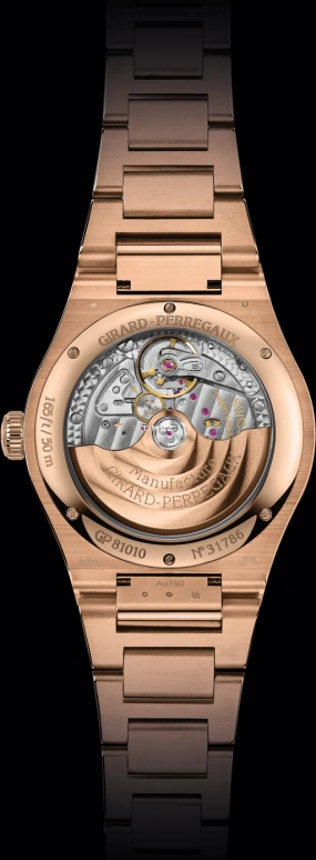 Girard-Perregaux,Laureato 42mm,42mm,Rose Gold,Green,Automatic,Day,Sapphire,Crystal Glass,81010,81010-52-3333-1CM