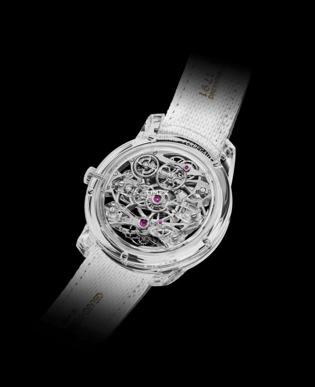 Girard-Perregaux,Bridges 46mm,46mm,Sapphire,Skeleton,Automatic,Tourbillon,Sapphire,Crystal Glass,99295,99295-43-3313-5CC