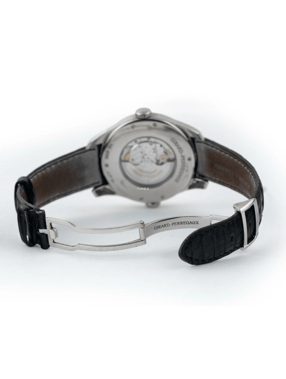 Girard-Perregaux,Other 41mm,41mm,Stainless Steel,White,Automatic,Power Reserve Indicator,World Time,49850,49850-11-152-BA6A
