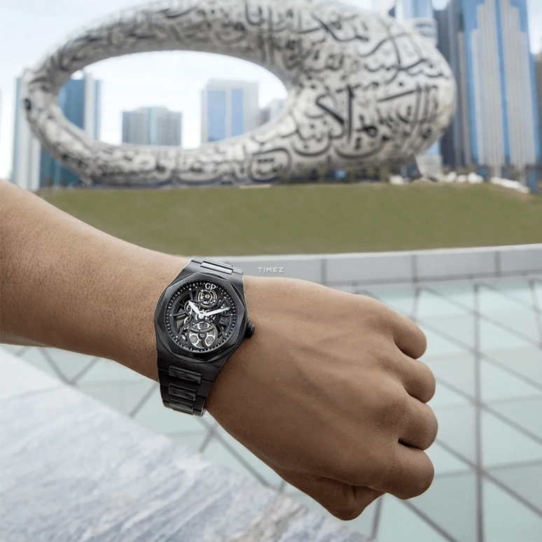 Girard-Perregaux,Laureato 42mm,42mm,Ceramic,Skeleton,Automatic,54hours,In-house Caliber,81015,81015-32-001-32A