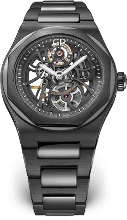 Girard-Perregaux,Laureato 42mm,42mm,Ceramic,Skeleton,Automatic,54hours,In-house Caliber,81015,81015-32-001-32A