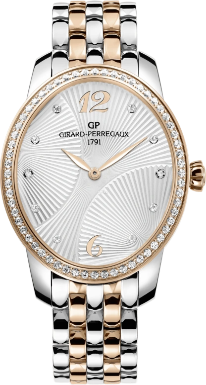 Girard-Perregaux,Cat's Eye 34.72x40mm,34.72x40mm,Stainless Steel,46hours,In-house Caliber,Sapphire,80493D56A162,80493D56A162-56A
