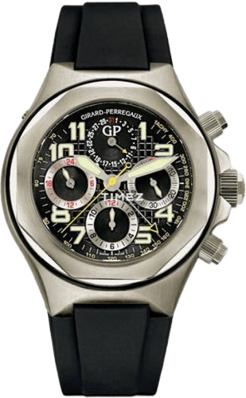 Girard-Perregaux,Laureato 44mm,44mm,Titanium Gold,Black,Automatic,46hours,In-house Caliber,80180,80180-21-611-FK6A