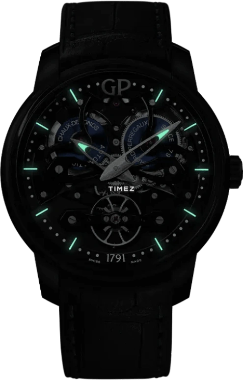 Girard-Perregaux,Bridges 45mm,45mm,Titanium,Black,Automatic,Tourbillon,54hours,84000,84000-21-632-BH6A