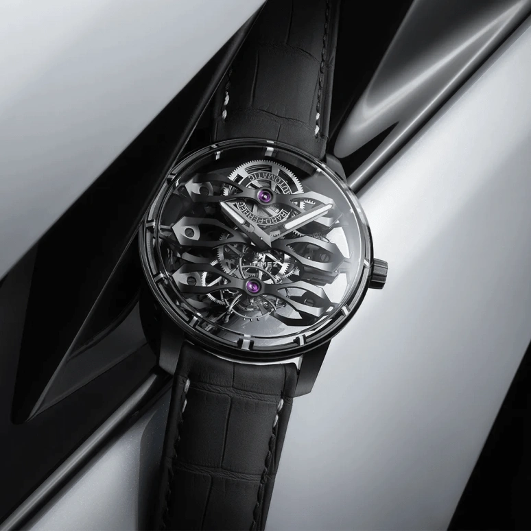 Girard-Perregaux,Bridges 44mm,44mm,Titanium,Skeleton,Automatic,Tourbillon,60hours,99296,99296-21-001-BA6A