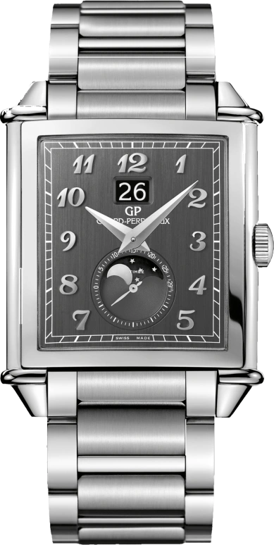 Girard-Perregaux,Vintage 1945 36.10x35.25mm,36.10x35.25mm,Stainless Steel,Automatic,46hours,In-house Caliber,25882,25882-11-221-11A