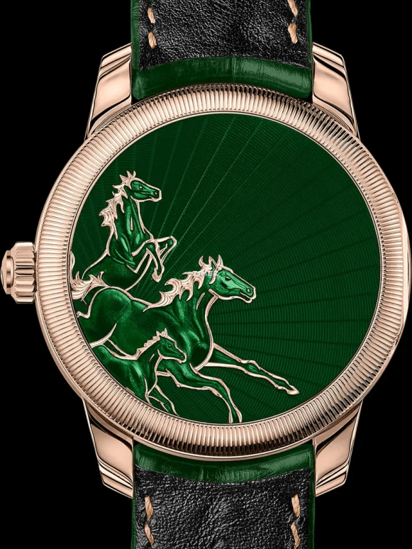 Girard-Perregaux,Bridges 43mm,43mm,Rose Gold,Green,Rose Gold,Automatic,Tourbillon,Sapphire,Crystal Glass,99274,99274-52-3162-5CC