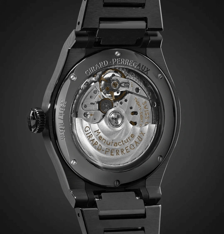 Girard-Perregaux,Laureato 42mm,42mm,Ceramic,Black,Automatic,Day,54hours,81010,81010-32-631-32A