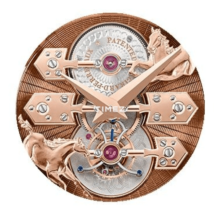 Girard-Perregaux,Bridges 43mm,43mm,Rose Gold,Skeleton,Rose Gold,Automatic,Tourbillon,50hours,99274,99274-52-3423-5CC