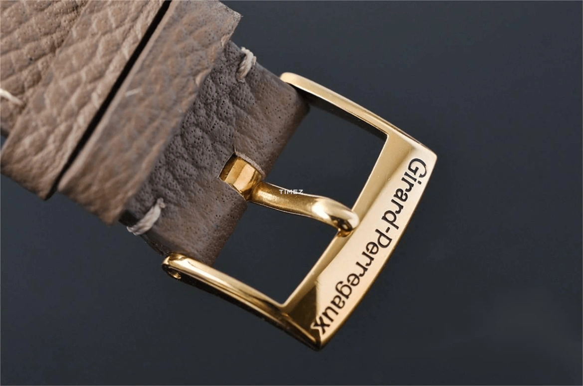 Girard-Perregaux,Other 35x44mm,35x44mm,Rose Gold,Blue,Handwound,Chronograph,Tonneau,2710