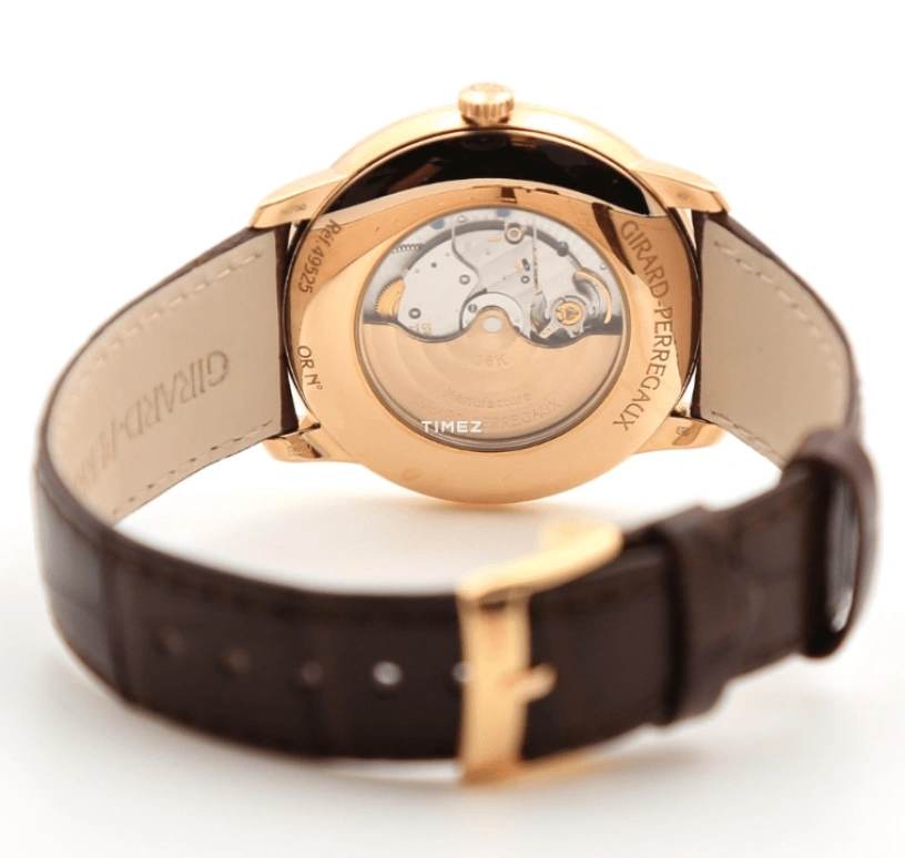 Girard-Perregaux,1966 38mm,38mm,Rose Gold,Black,Automatic,Day,46hours,49525,49525-52-232-BKCA