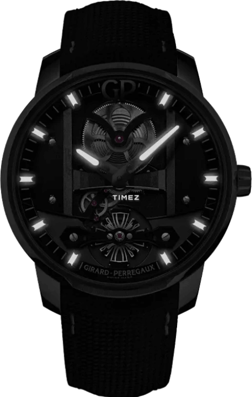 Girard-Perregaux,Bridges 44mm,44mm,Stainless Steel,Grey,Skeleton,Automatic,54hours,In-house Caliber,82000,82000-11-631-FA6A
