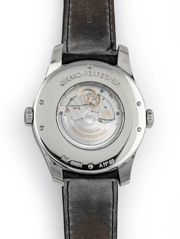 Girard-Perregaux,Other 41mm,41mm,Stainless Steel,White,Automatic,Power Reserve Indicator,World Time,49850,49850-11-152-BA6A