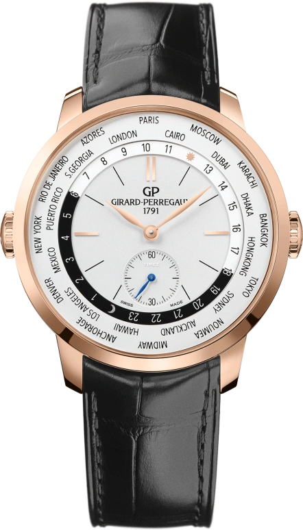Girard-Perregaux,1966 35mm,35mm,Rose Gold,Silver,Automatic,49557,49557-52-131-BB6C