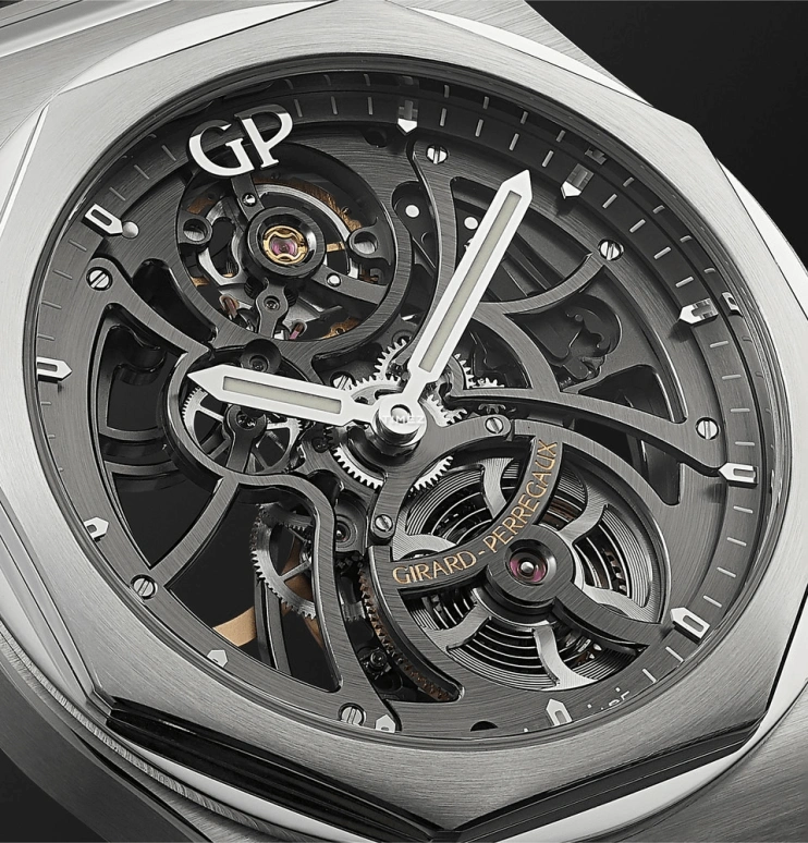 Girard-Perregaux,Laureato 42mm,42mm,White Gold,Skeleton,Automatic,54hours,In-house Caliber,81015,81015-53-3240-1GM