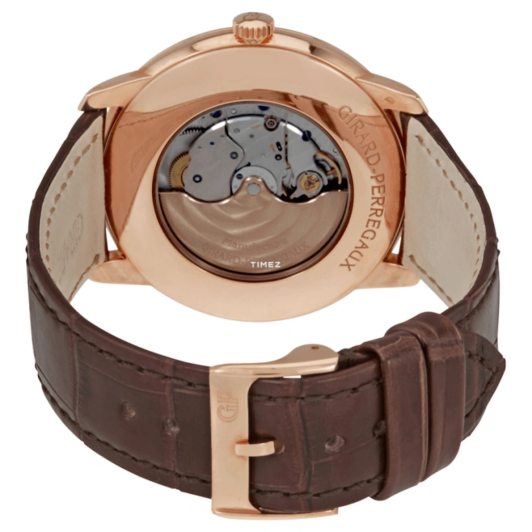 Girard-Perregaux,1966 38mm,38mm,Rose Gold,Black,Automatic,Day,46hours,49525,49525-52-232-BKCA