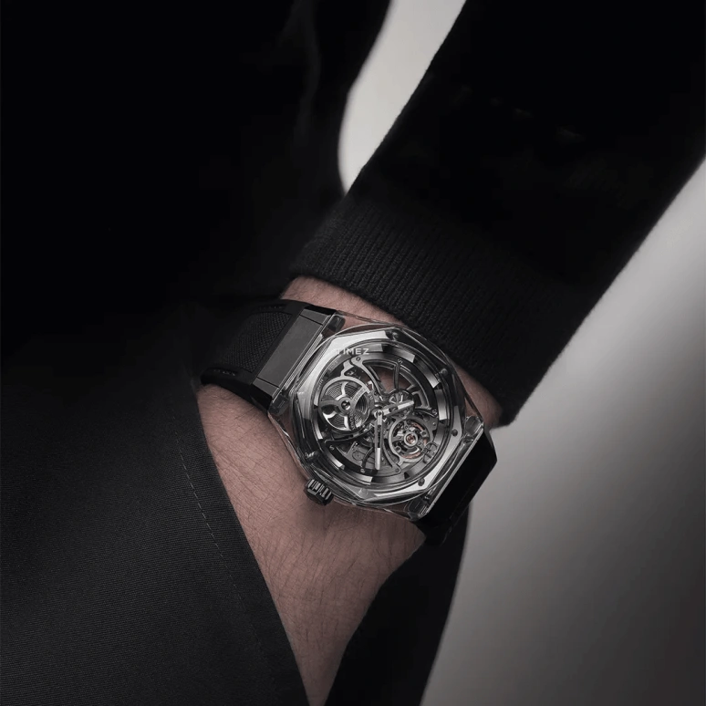 Girard-Perregaux,Laureato 44mm,44mm,Sapphire,Crystal,Titanium,Skeleton,Automatic,Tourbillon,54hours,81071,81071-43-2022-1CX