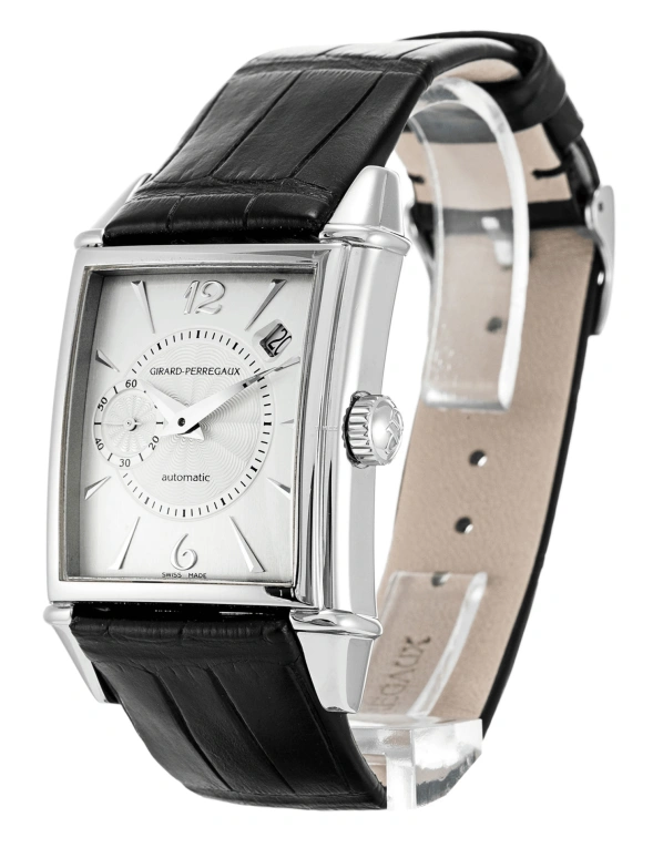 Girard-Perregaux,Heritage 28.20x28.60mm,28.20x28.60mm,Stainless Steel,Silver White,Automatic,Day,40hours,25932,25932-11-162-BA6A