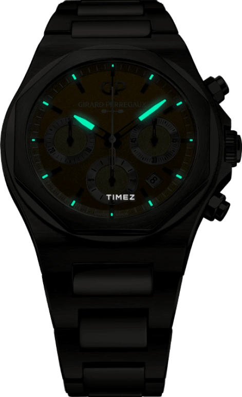 Girard-Perregaux,Laureato 42mm,42mm,Titanium,Green,Automatic,Chronograph,Day,81020,81020-21-3398-1CM